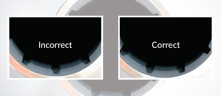 Correct Cutlass Bearing installation
